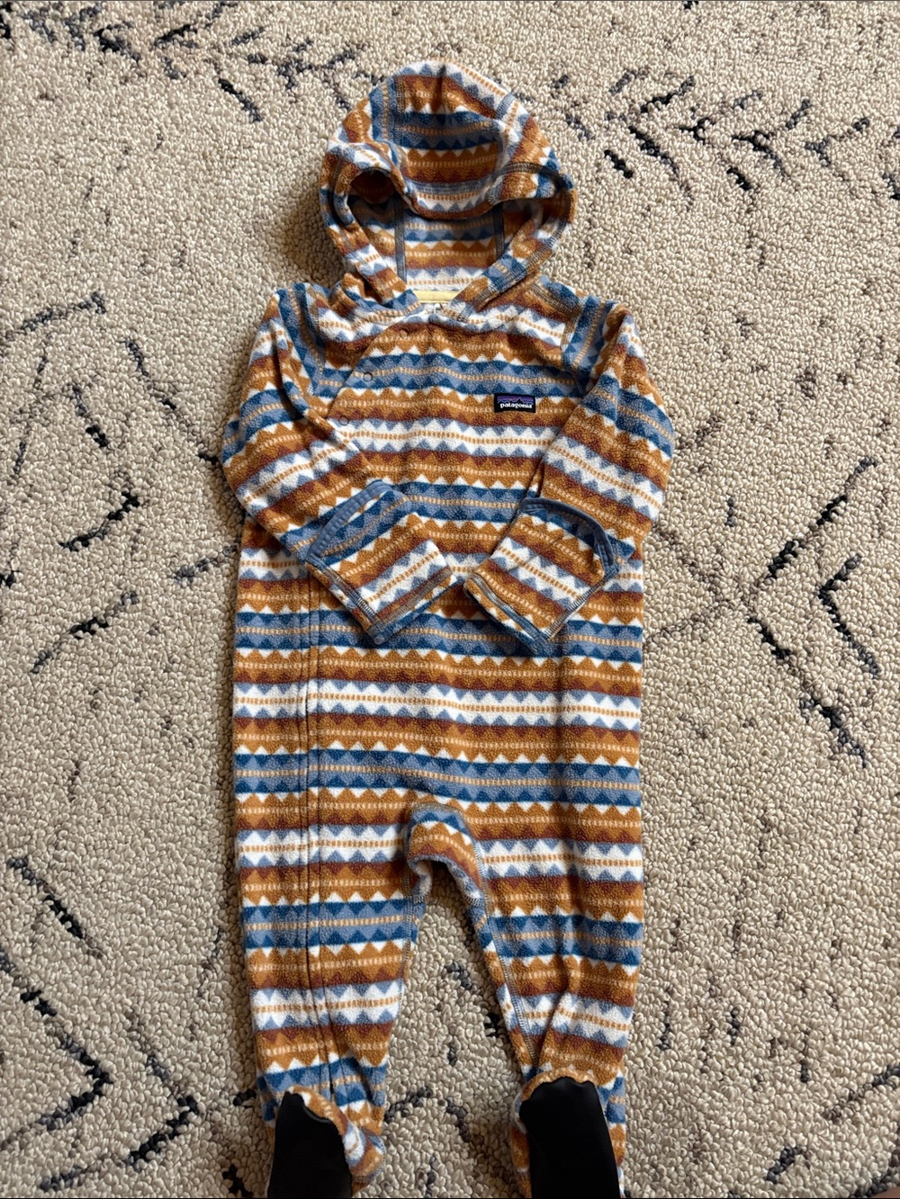 Patagonia fleece bunting 6/12 months